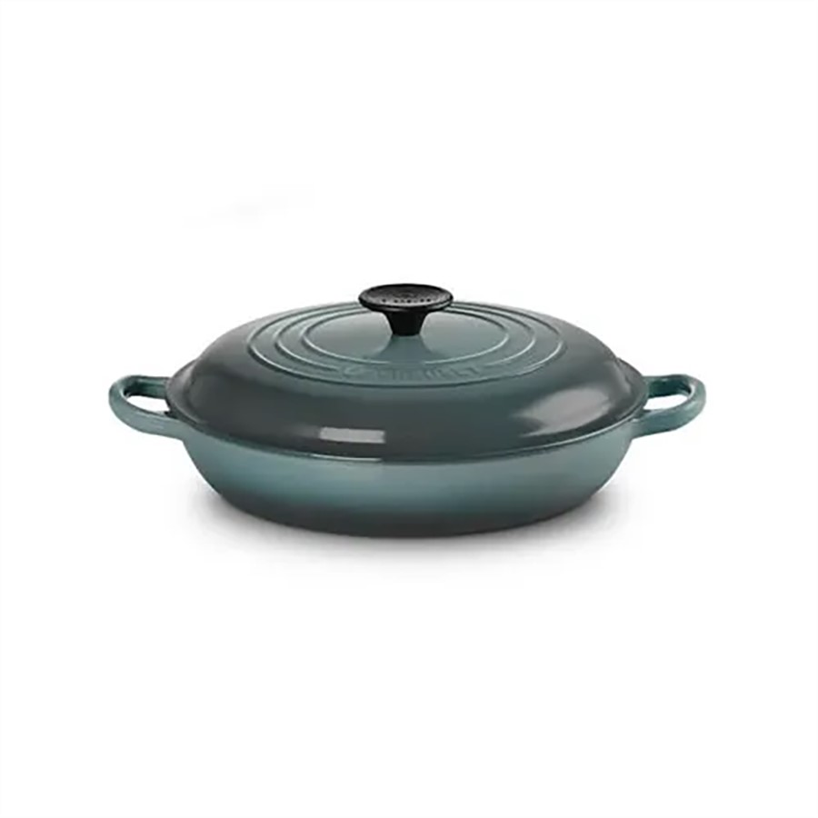 Le Creuset Classic Low Braiser Ocean 26c Image