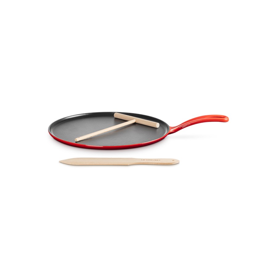 Le Creuset Round Crepe Pan Cerise 27 cm Image