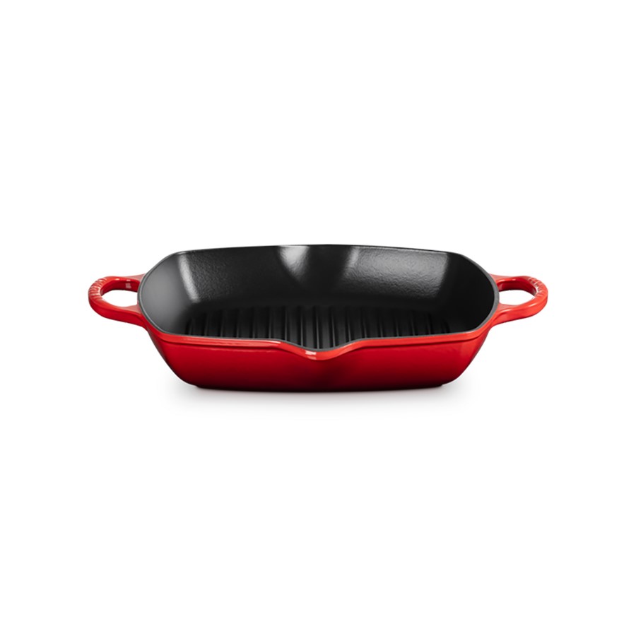 Le Creuset Deep Square Grill Cerise 30cm Image