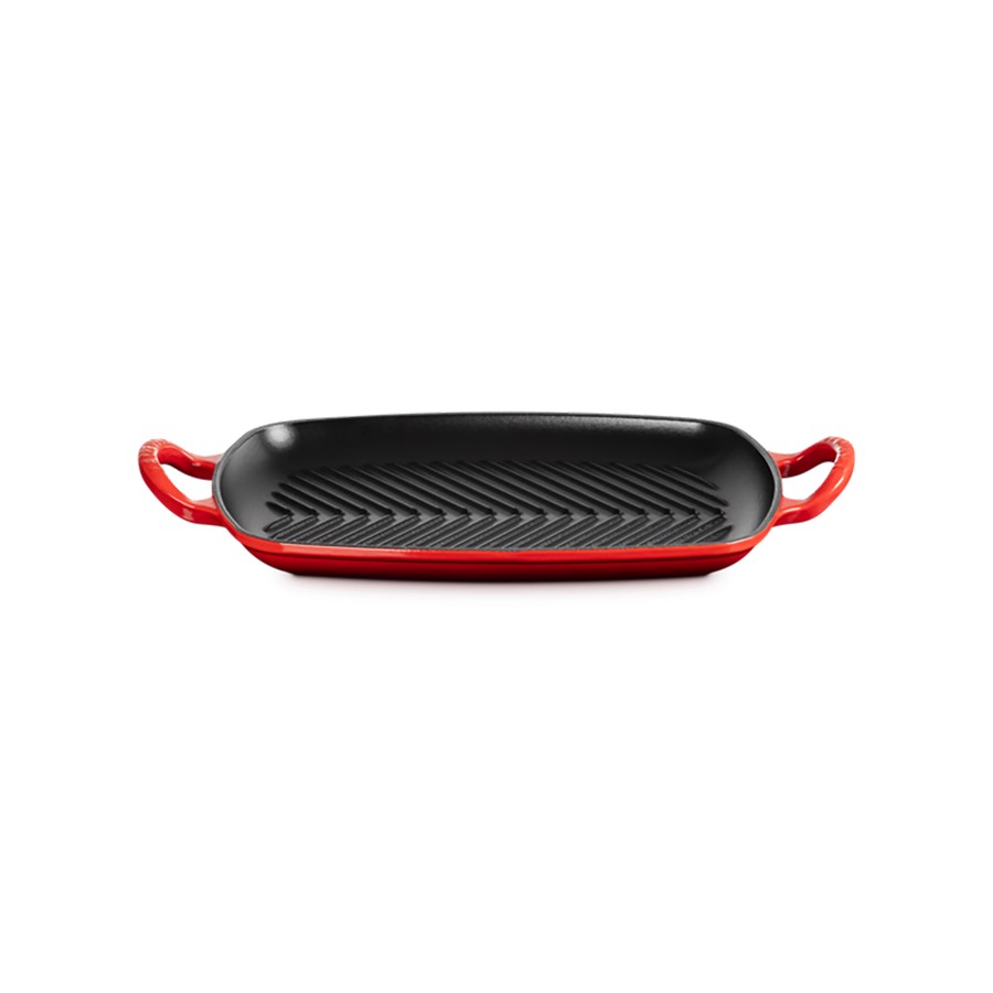 Le Creuset Low Rect. Grill Cerise 30 cm Image