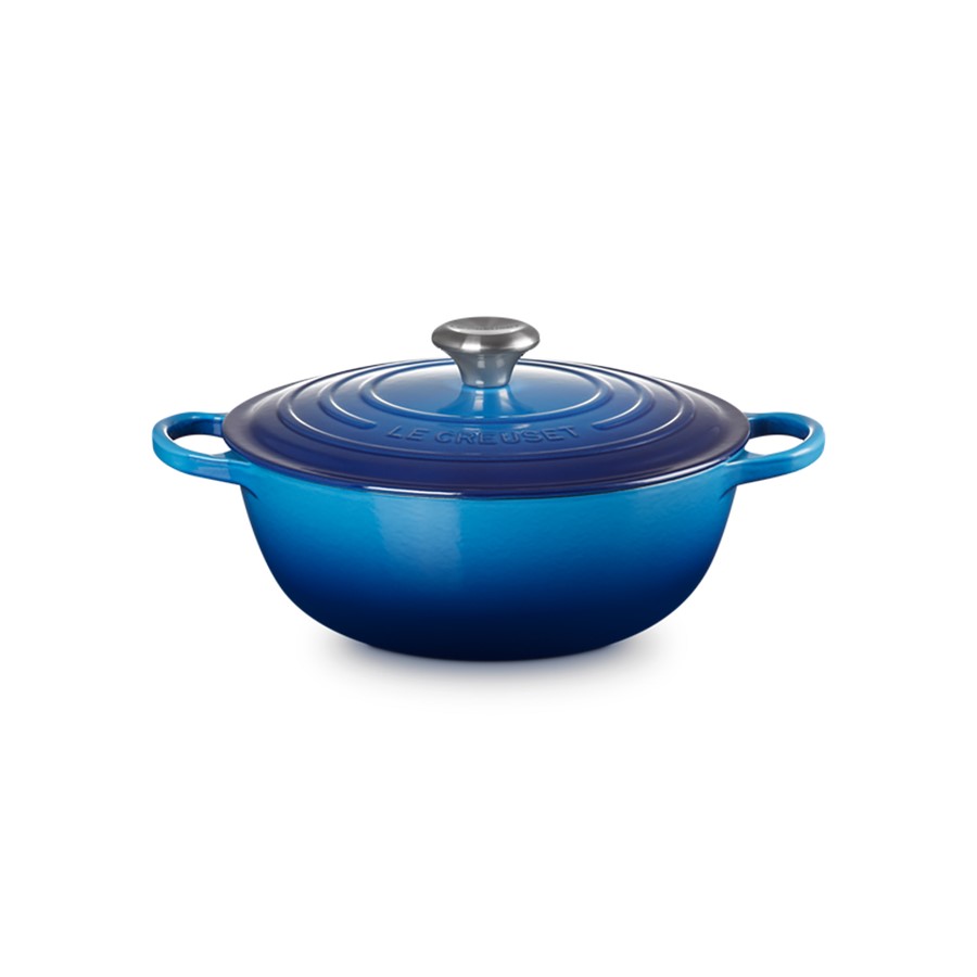 Le Creuset Mar. Soup Pot Azure Blue 26cm Image