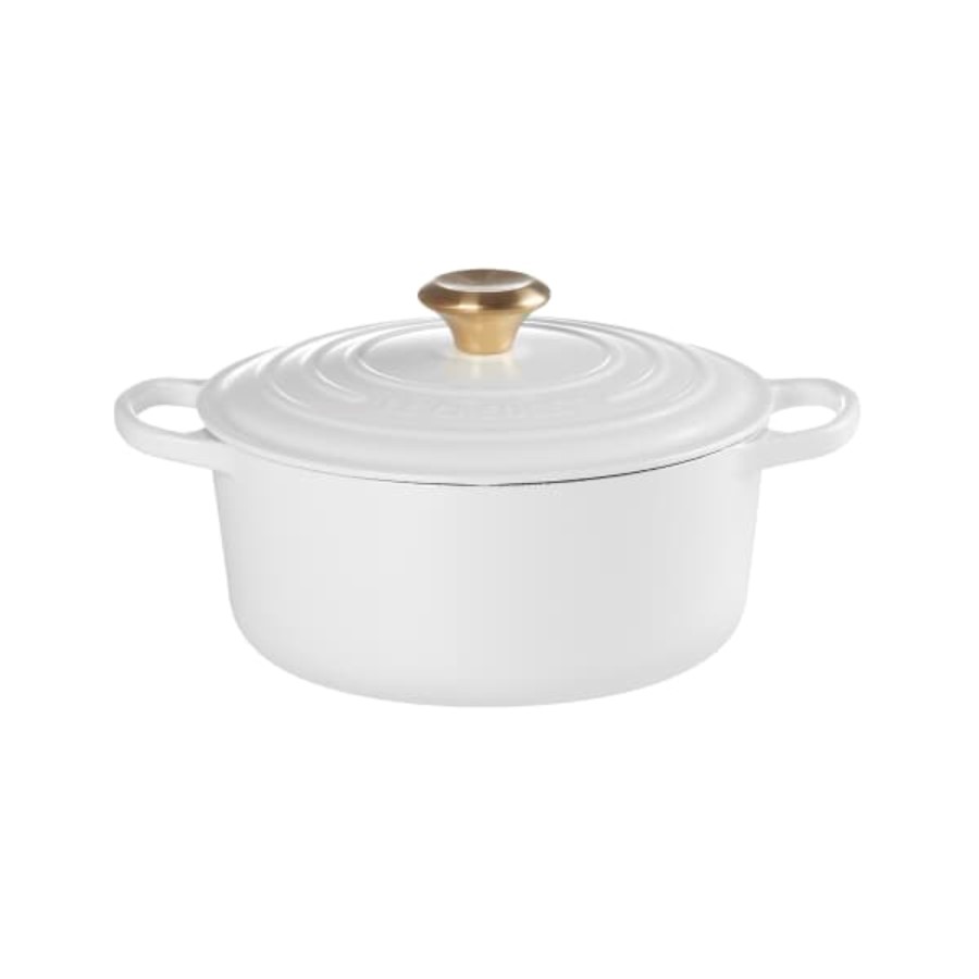 Le Creuset Round Casserole White 24 cm Image