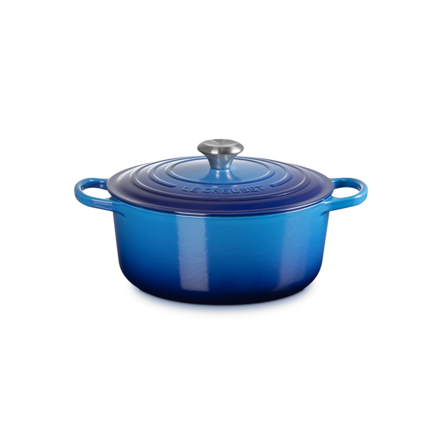 Le Creuset Rd Cassorole Azure Blue 26 cm Image
