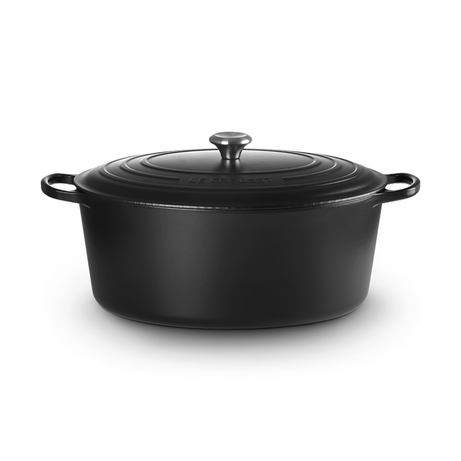 Le Creuset Oval Casserole S/Black 29 cm Image