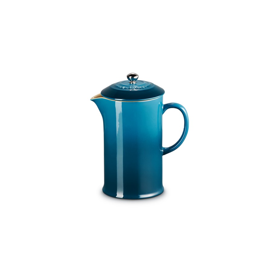 Le Creuset Coffee Pot & Press Dp Teal 1L Image