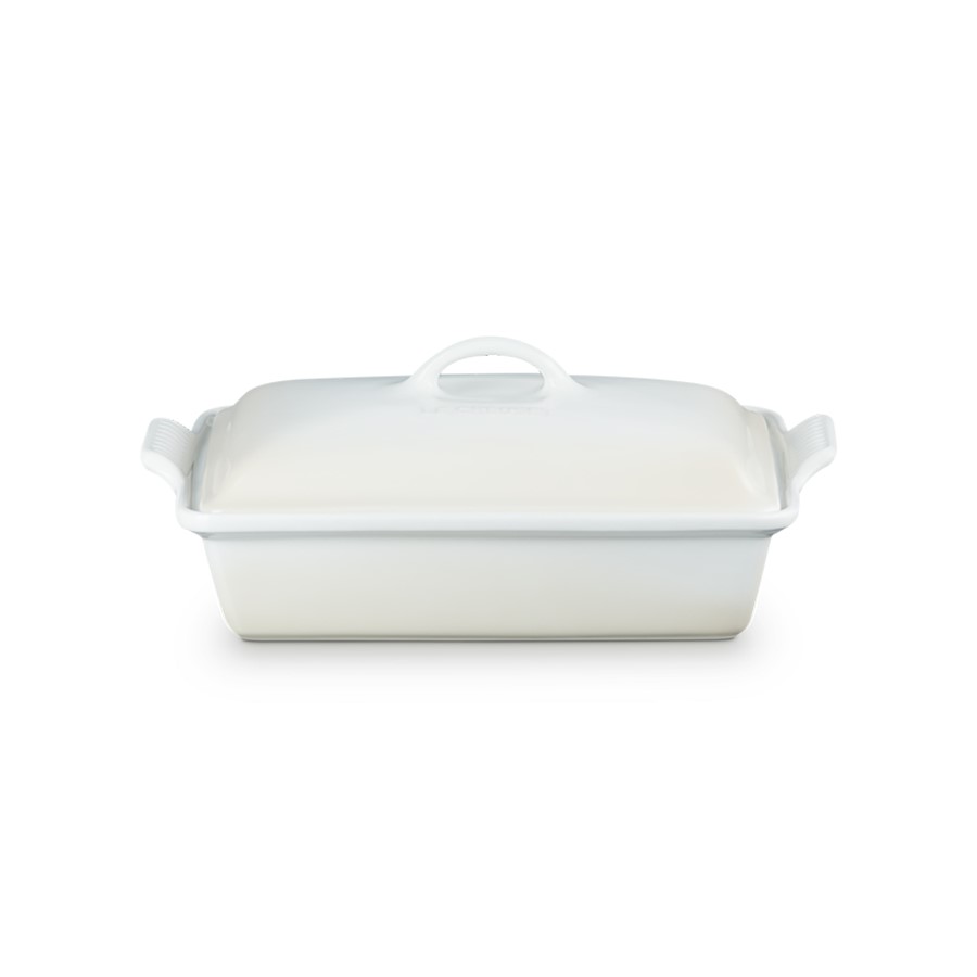Le Creuset Rect Dish +Lid Meringue 33 cm Image