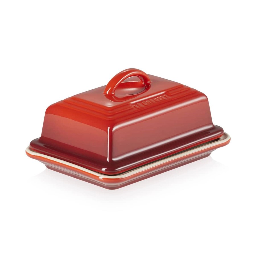 Le Creuset Butter Dish Cerise 17 cm Image
