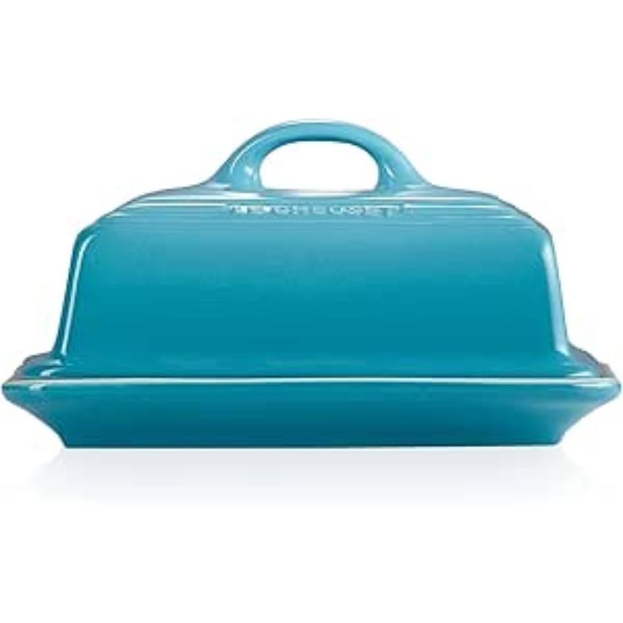 Le Creuset Butter Dish Teal 17 cm Image