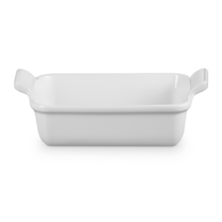 Le Creuset Gratin Rect Dish White 19 cm Image