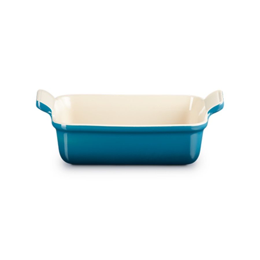 Le Creuset Gratin Rect Dish D/Teal 19 cm Image