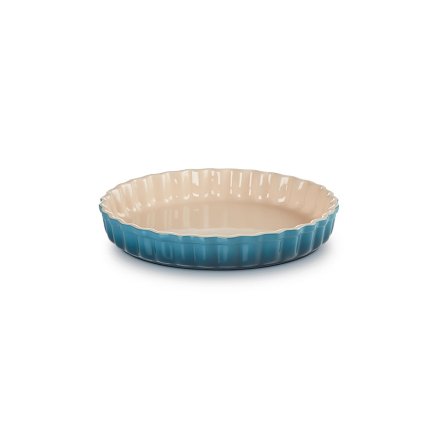 Le Creuset Flan Dish Deep Teal 28 cm Image