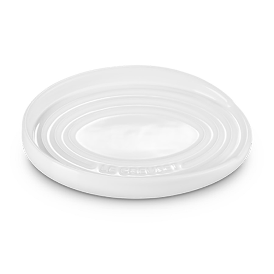 Le Creuset Oval Spoon Rest White 16 cm Image