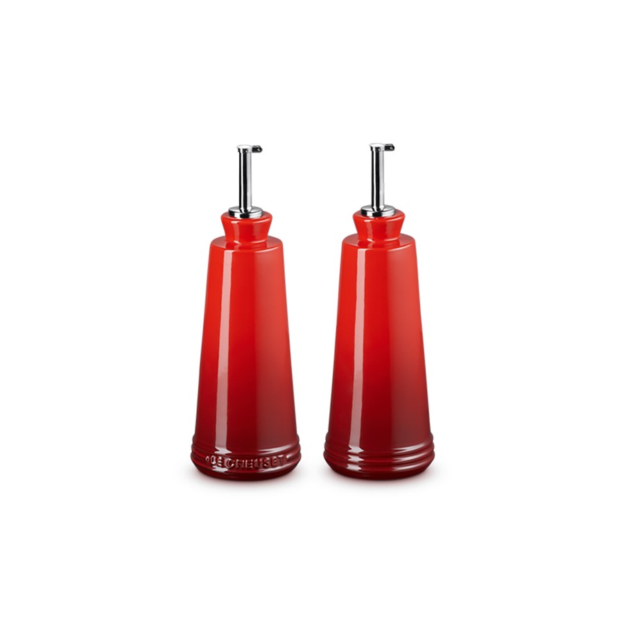 Le Creuset Oil & Vinegar Set Cerise Image