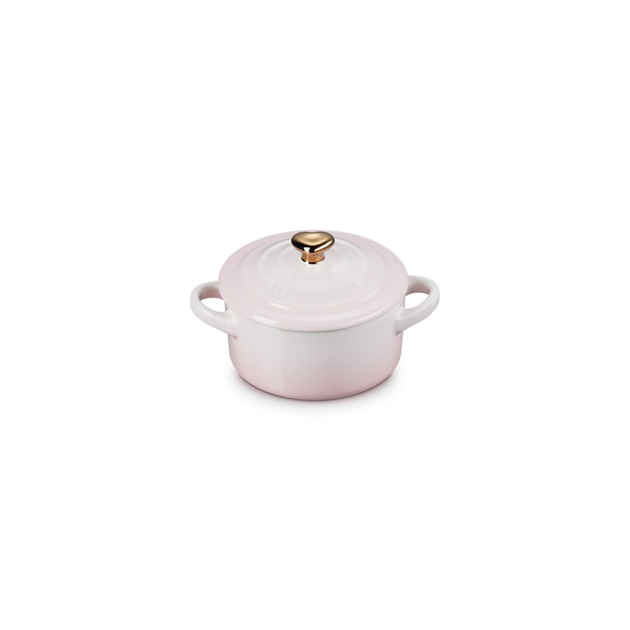 Le Creuset Rd Cocotte Hr Knob S/Pnk 10cm Image