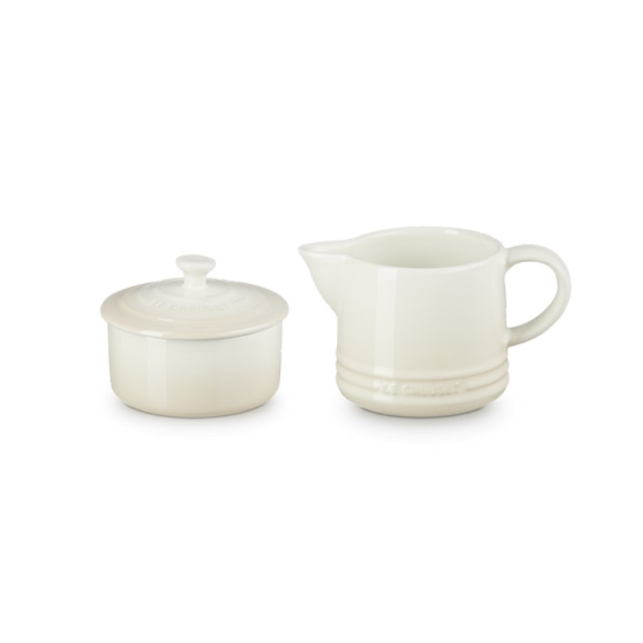 Le Creuset Milk & Sugar Set Meringue Image