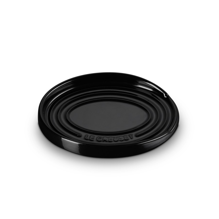 Le Creuset Oval Spoon Rest Blk Onyx Image