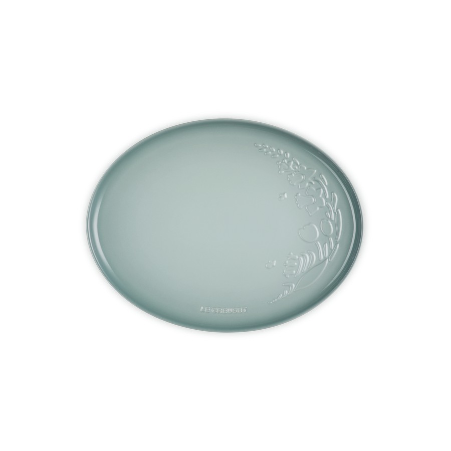 Le Creuset Oval Service Platter Sea Salt Image