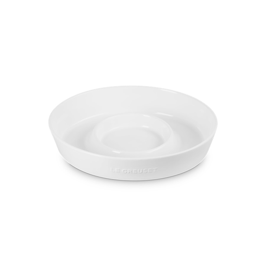 Le Creuset Chip & Dip Oval Platter White Image