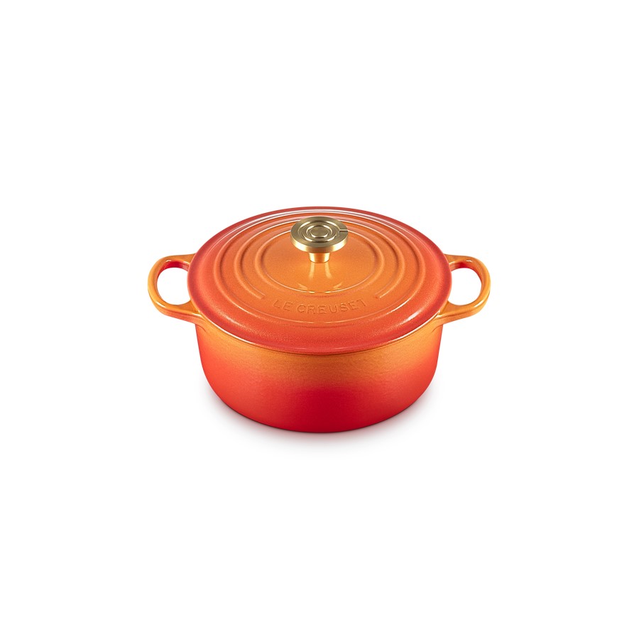 Le Creuset Sign Round Cass G/Flame 24 cm Image