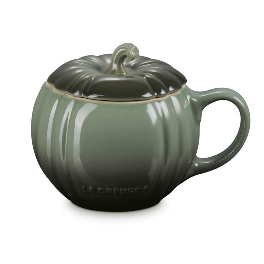 Le Creuset Pumpkin Mug+Lid Thyme 400 ml Image